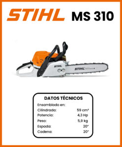 MOTOSIERRA MARCA STIHL MOD MS310
