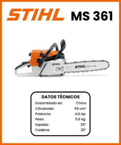 MOTOSIERRA MARCA STIHL MOD MS361