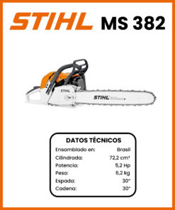MOTOSIERRA MARCA STIHL MOD MS382