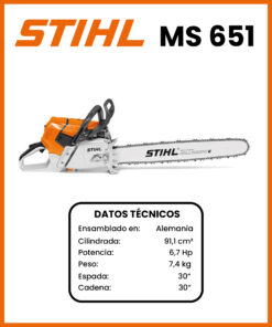 MOTOSIERRA MARCA STIHL MOD MS651