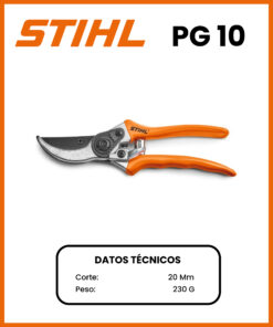 TIJERA DE MANO PICO LORO MARCA STIHL MOD PG10