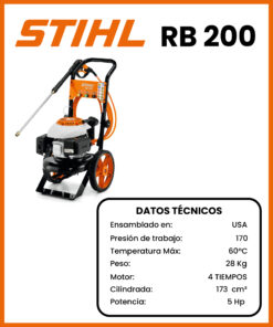 HIDROLAVADORA MARCA STIHL MOD RB200