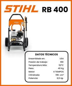 HIDROLAVADORA MARCA STIHL MOD RB400