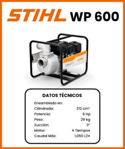 MOTOBOMBA MARCA STIHL MOD WP600