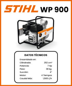 MOTOBOMBA MARCA STIHL MOD WP900